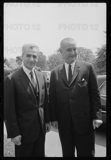 Shah Of Iran With LBJ