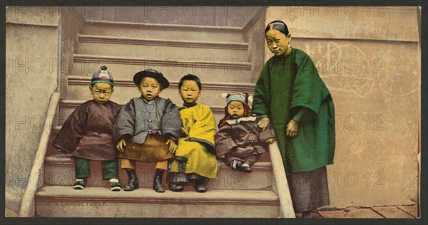 Chinese Family, circa 1900