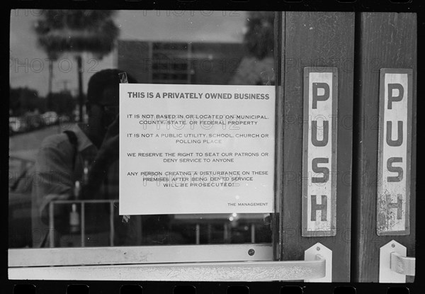 Denial of Service Sign on Door