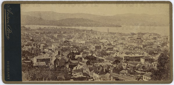 Panorama of Hobart from West Hobart