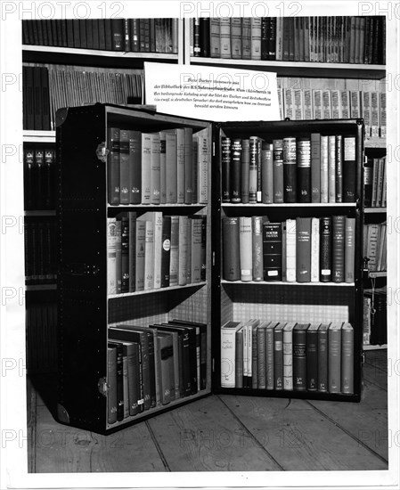 February 21, 1952 - Books from withing the Traveling Library in Vienna, Austria