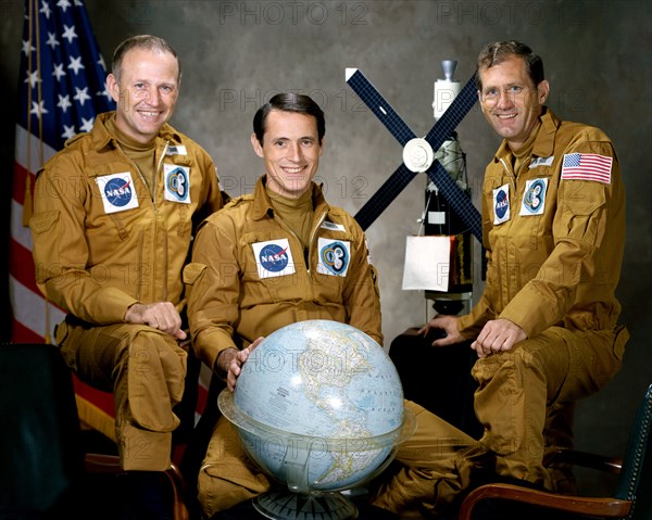 (August 1973) --- These three men are the prime crewmen for the Skylab 4 mission