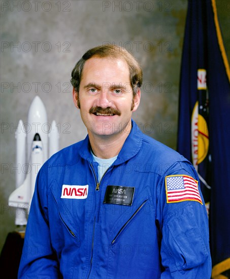 Astronaut James D. Van Hoften