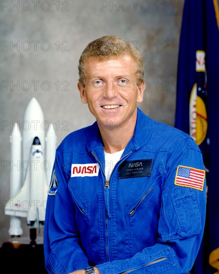 Astronaut Loren J. Shriver