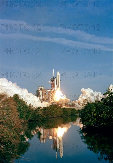 The space shuttle Columbia