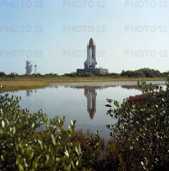 The space shuttle Columbia