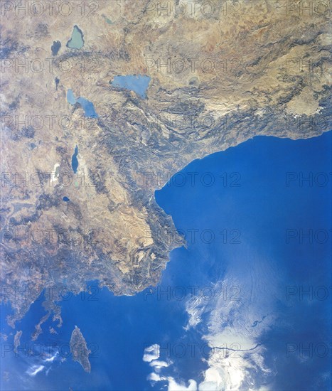 (5-13 Oct. 1984) --- Turkey and a portion of the Mediterranean Sea