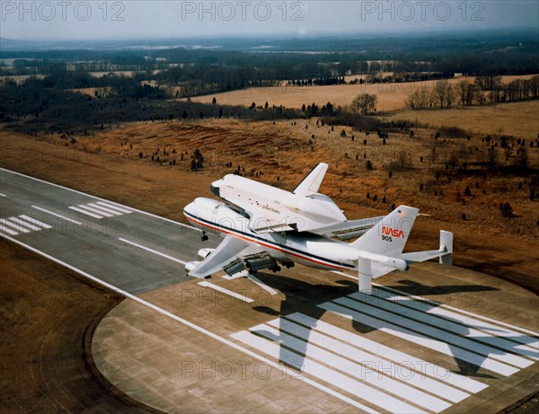 The space shuttle orbiter 101 Enterprise