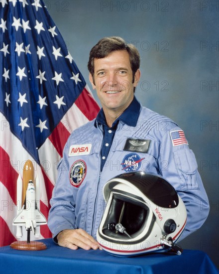 S84-39408 (6 Aug. 1984) --- Astronaut Francis R. Scobee, commander. (NOTE: Astronaut Scobee died in the STS-51L space shuttle Challenger accident Jan. 28, 1986.)