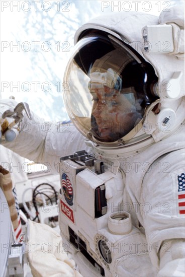 Astronaut David C. Leestma