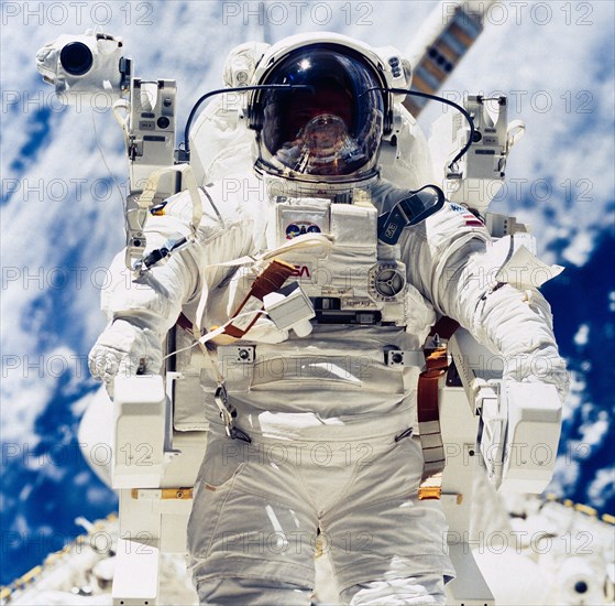 Astronaut Robert L. Stewart