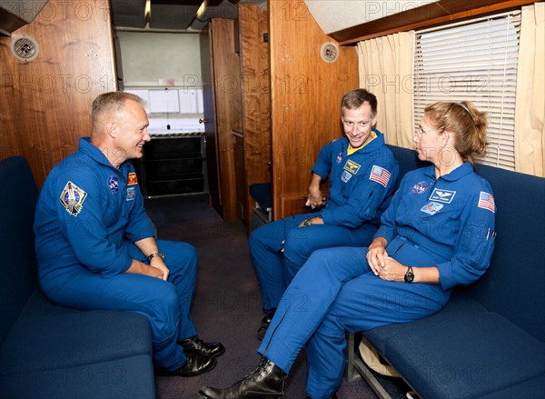 Astronauts from Space Shuttle Atlantis’ STS-135 mission