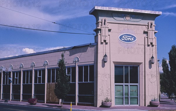 Ford Dealership horizontal view overall 1300 Main Street Klamath Falls Oregon ca. 2003