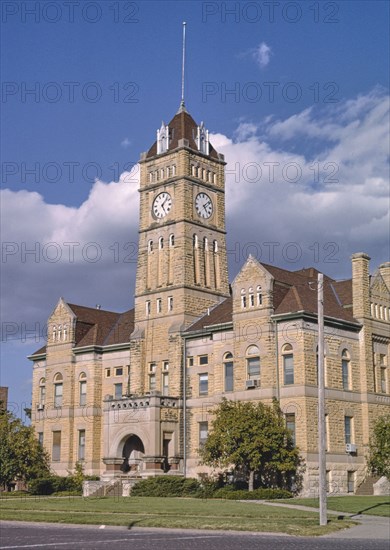 1990s United States -  Mitchell County Courthouse