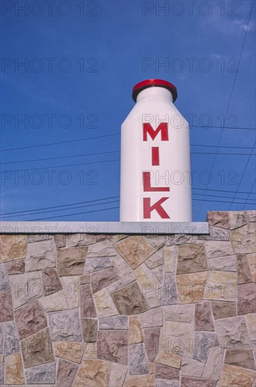 1980s United States -  City Dairy milk bottle