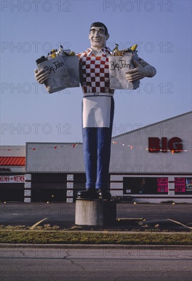 1990s United States - Big John statue