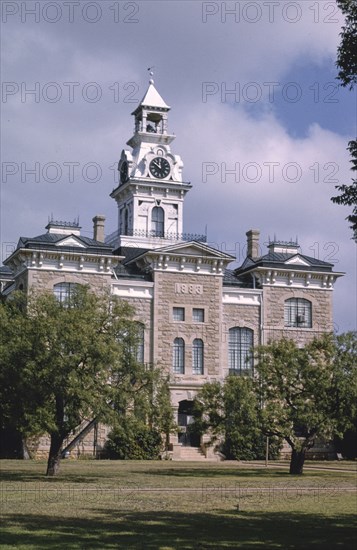 1990s United States - Shackelford County Courthouse