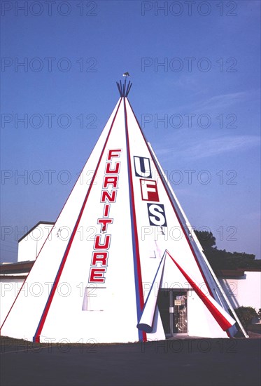 1980s America -  United Furniture Sales teepee