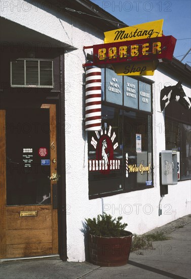 Early 2000's United States -  Mustang Barber Shop Billings Montana ca. 2004