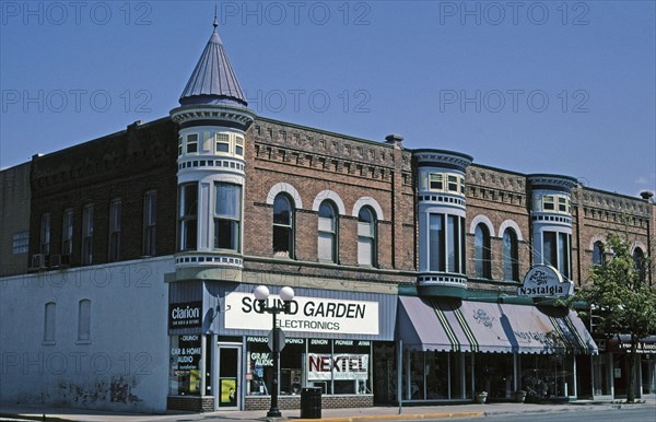 Early 2000s United States -  Commercial buildings Macomb Illinois ca. 2003