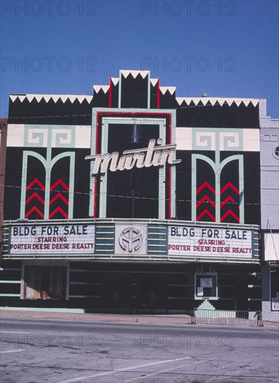 1980s America -  Martin Theater, Talladega, Alabama 1980