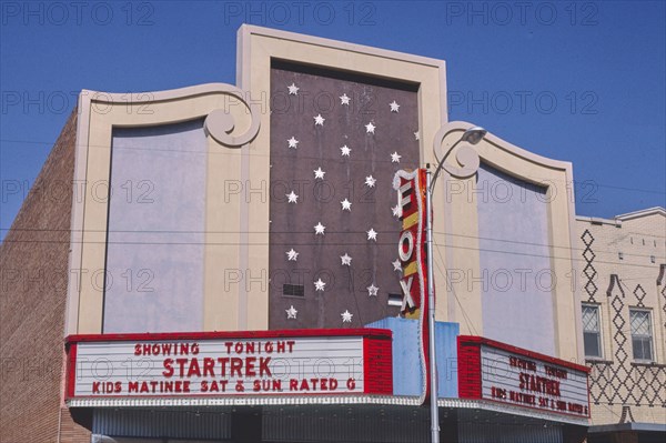 1980s America -  Fox Theater, McCook, Nebraska 1980