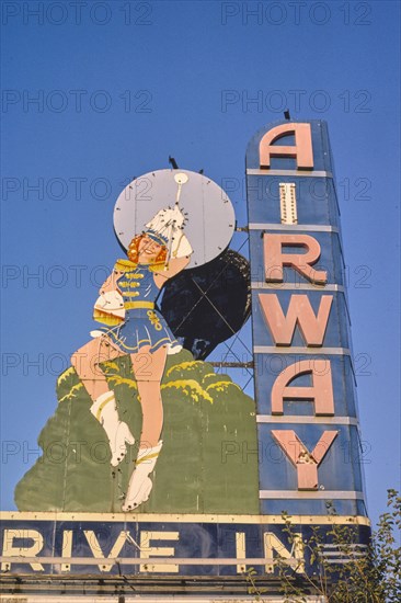 1980s America -  Airway Drive-In, Saint Ann, Missouri 1988