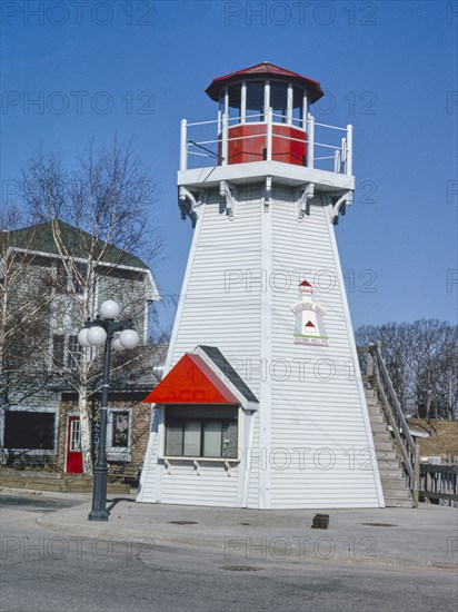1990s America -   Lighthouse Ribs, South Haven, Michigan 1991
