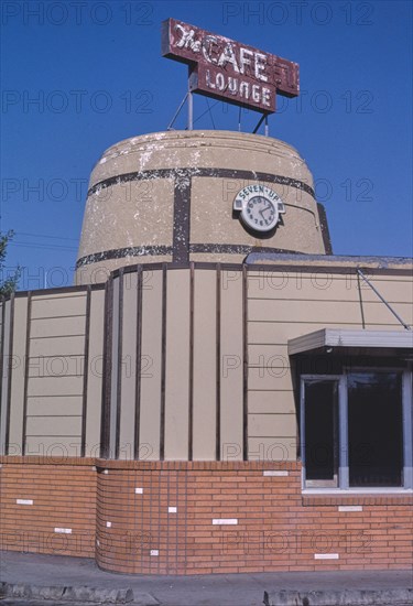 1980s America -   The Cafe Lounge, Great Falls, Montana 1987