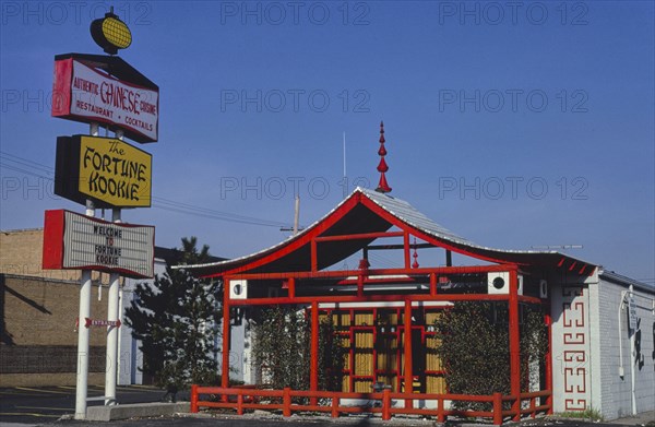 1980s America -   Fortune Kookie Restaurant, Cincinnati, Ohio 1980