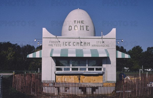 1980s America - The Dome Drive-in Restaurant, Jackson, Michigan 1988
