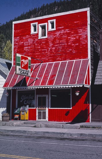 1980s America -   Silver Grill Cafe, Alberton, Montana 1987