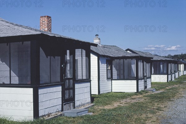 1980s United States -  Green Moth Cabins, Trenton, Maine 1984