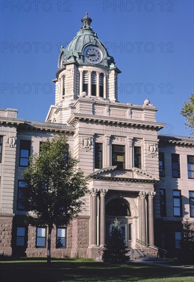 1980s United States -  Martin County Courthouse, Fairmont, Minnesota 1988