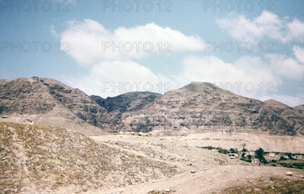 The Mount of Temptation in the Judean Desert (Israel)