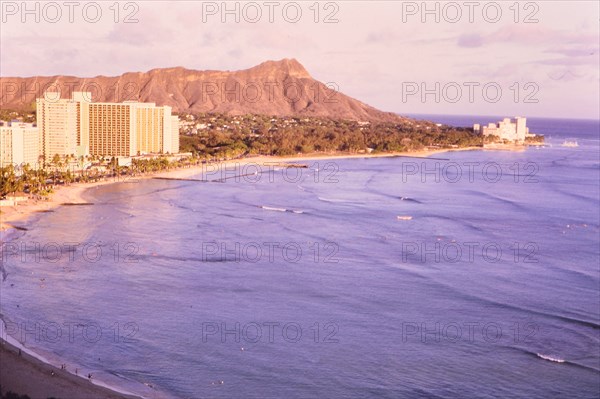 Diamond Head in Honolulu Hawaii ca. 1973