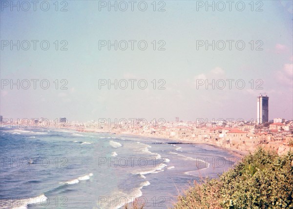 View looking toward Jaffa from Haifa