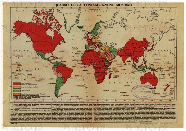 Picture of the world conflagration