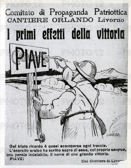 Piave, the first effects of the victory