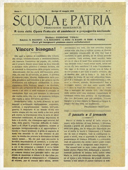 Scuola e Patria