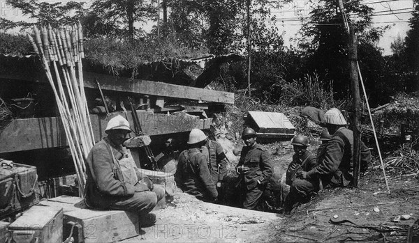 Trenches on the Piave river