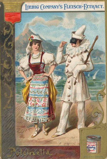 Image Series Costumes From Italian Carnival: Pulcinella