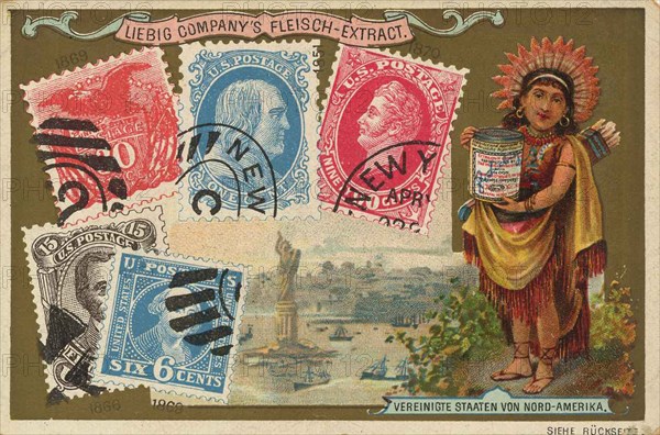 Picture Series Countries And Stamps And Motives