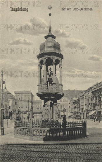 Emperor Otto Monument In Magdeburg