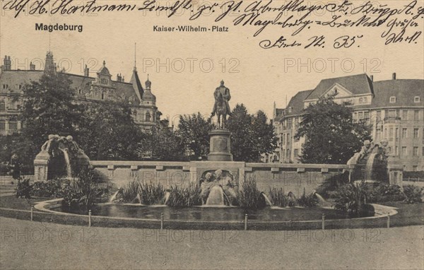 Kaiser Wilhelm Monument In Magdeburg