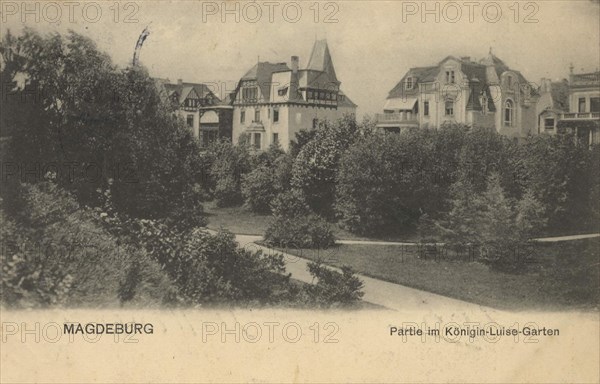 Queen Luise Garden In Magdeburg