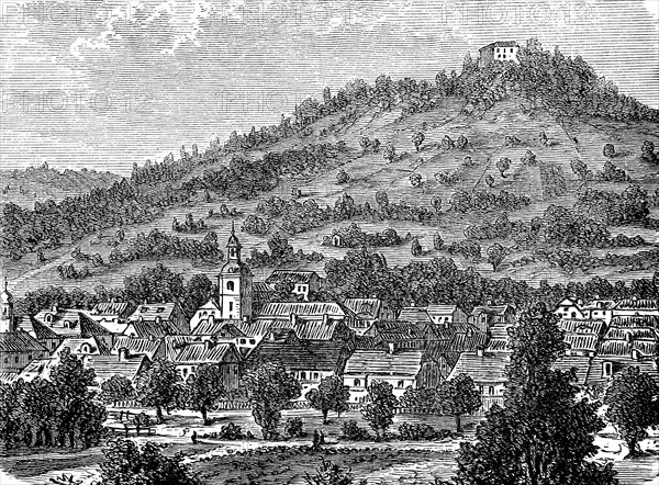 Blankenburg With The Greifenstein In Thuringia