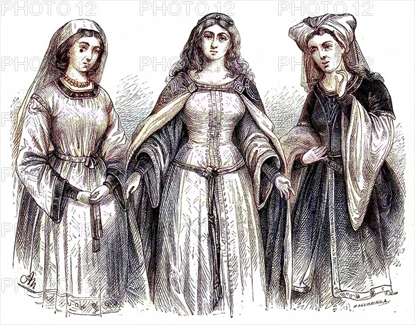 German Women'S Costumes From The First Period