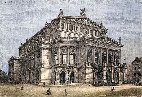 The Opera Building At Frankfurt