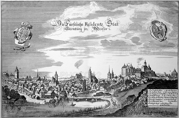 The Altenburg In Meissen In The Middle Ages